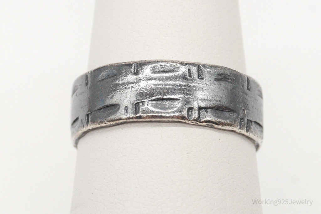 Antique Sterling Silver Band Ring - Size 7 | Jewelry > Rings | Wiccan Center