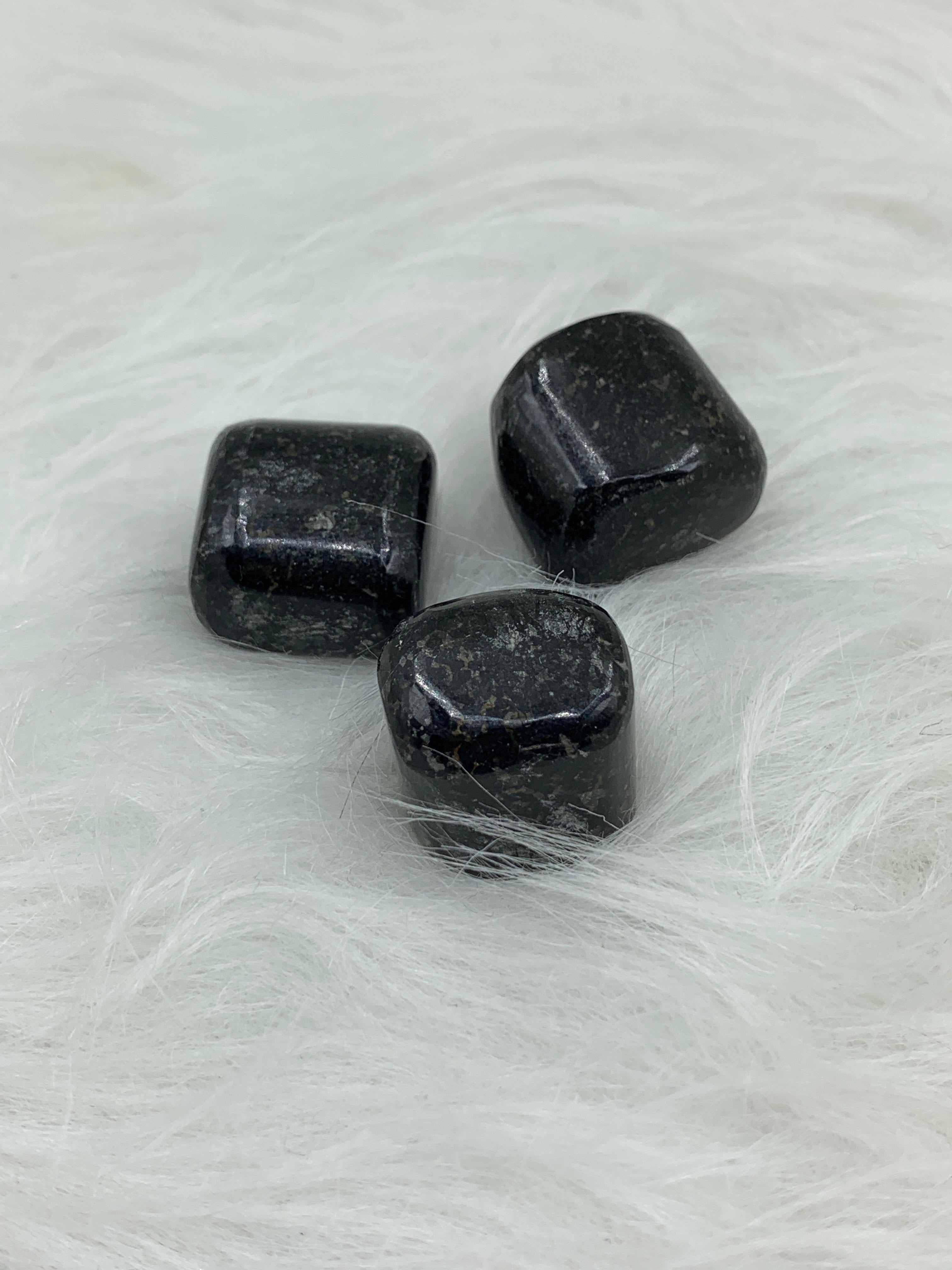 Jasper Black Galaxy - Tumbled | Tumbled Gemstone | Wiccan Center