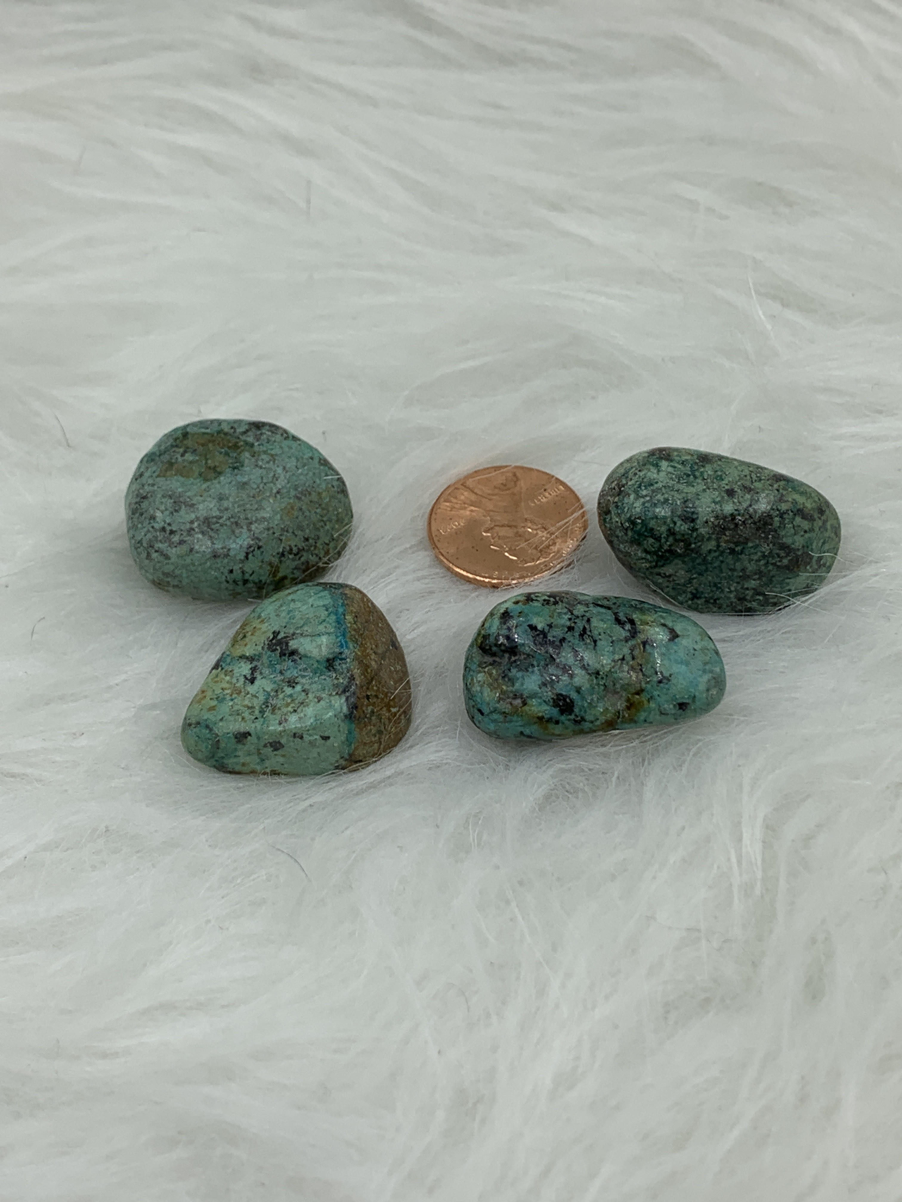 Peruvian Turquoise | Tumbled Gemstone | Wiccan Center