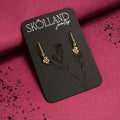 Nagi Dangle Earrings-14K Yellow Gold