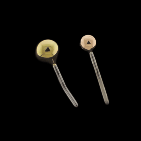 Orb - 14KT Gold Threadless End | Body Jewelry | Wiccan Center