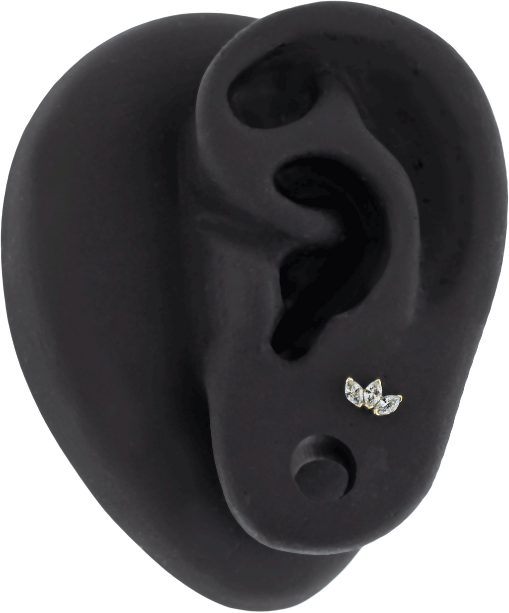 Aria - 14KT Gold Threadless End | Threadless End | Wiccan Center