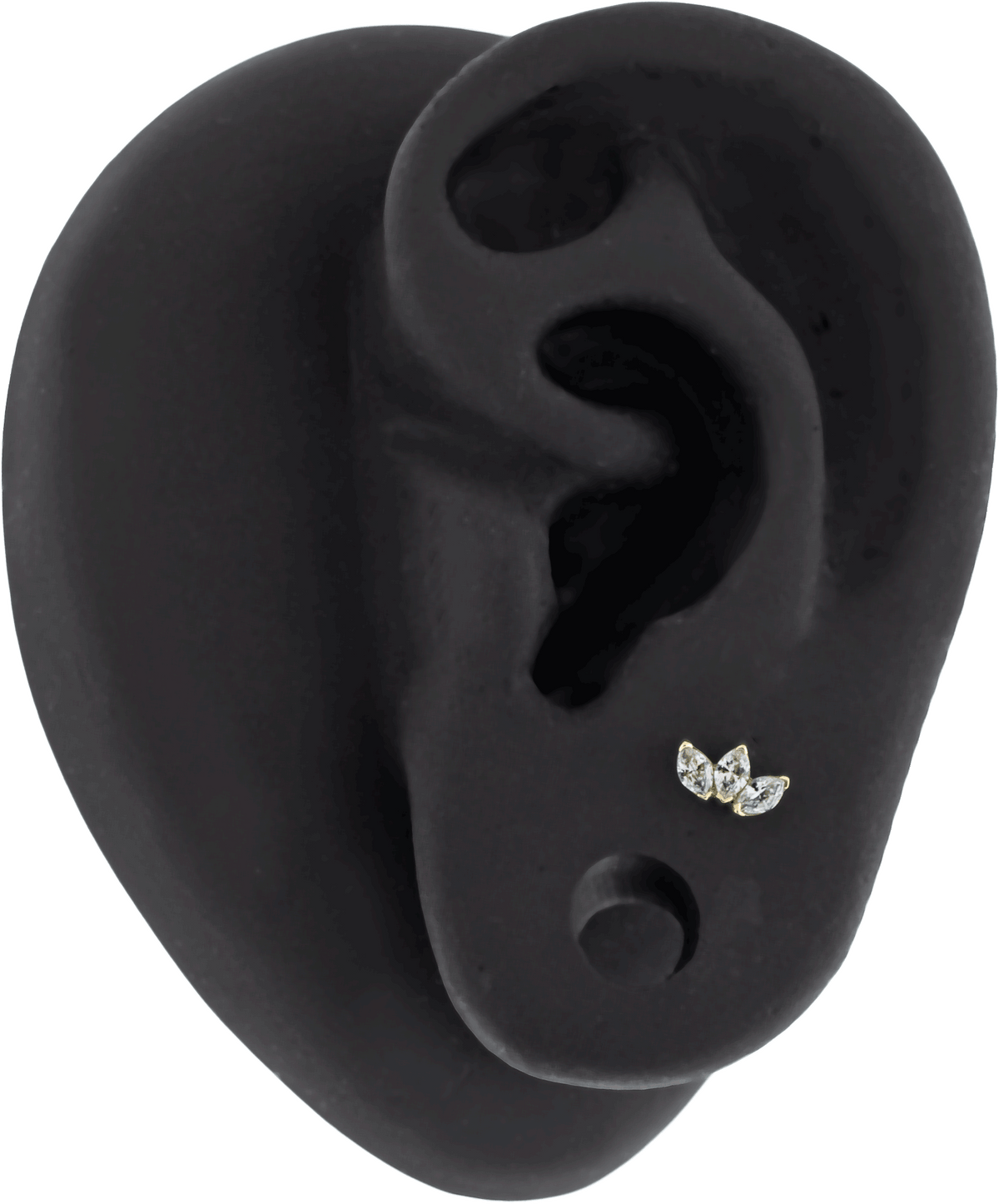 Aria - 14KT Gold Threadless End | Threadless End | Wiccan Center