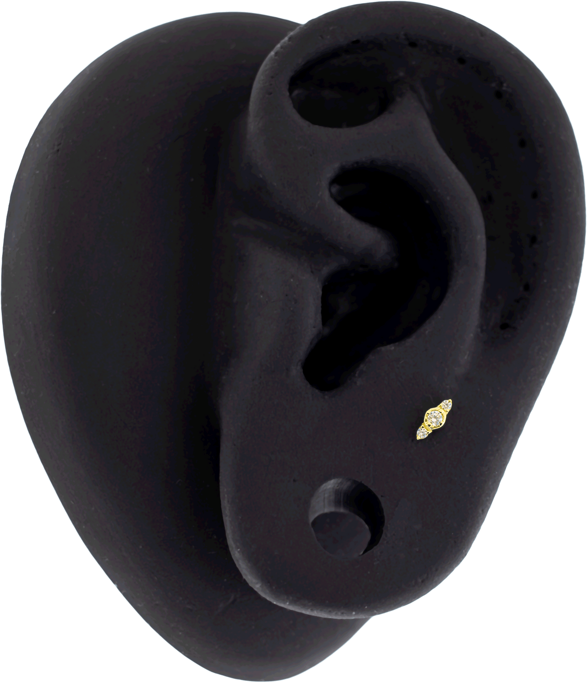 Tatum - 14KT Gold Threadless End | Threadless End | Wiccan Center