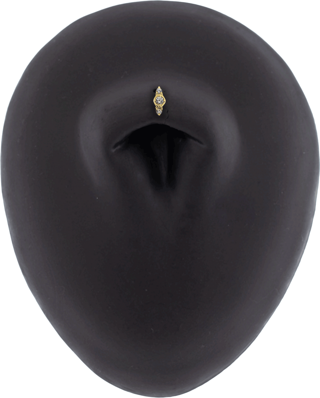 Tatum - 14KT Gold Threadless End | Threadless End | Wiccan Center