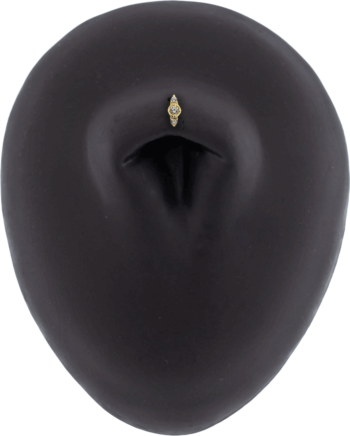 Tatum - 14KT Gold Threadless End | Threadless End | Wiccan Center