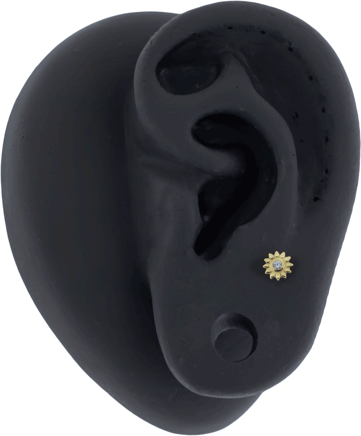 Helia - 14KT Gold Threadless End | Body Jewelry | Wiccan Center