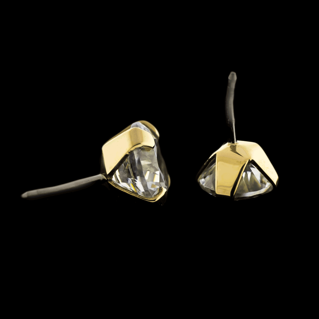 Valeri - 14KT Gold Threadless End | Threadless End | Wiccan Center