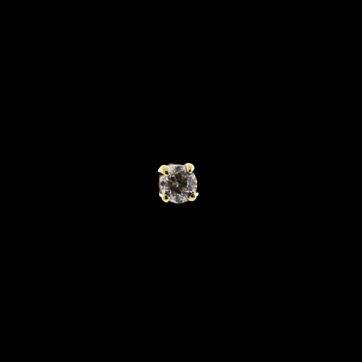Valeri - 14KT Gold Threadless End | Threadless End | Wiccan Center