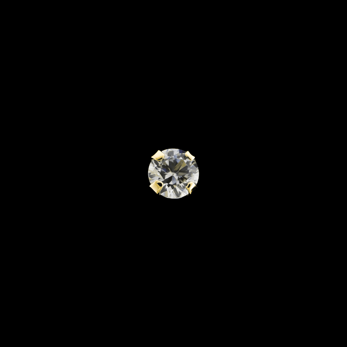 Valeri - 14KT Gold Threadless End | Threadless End | Wiccan Center