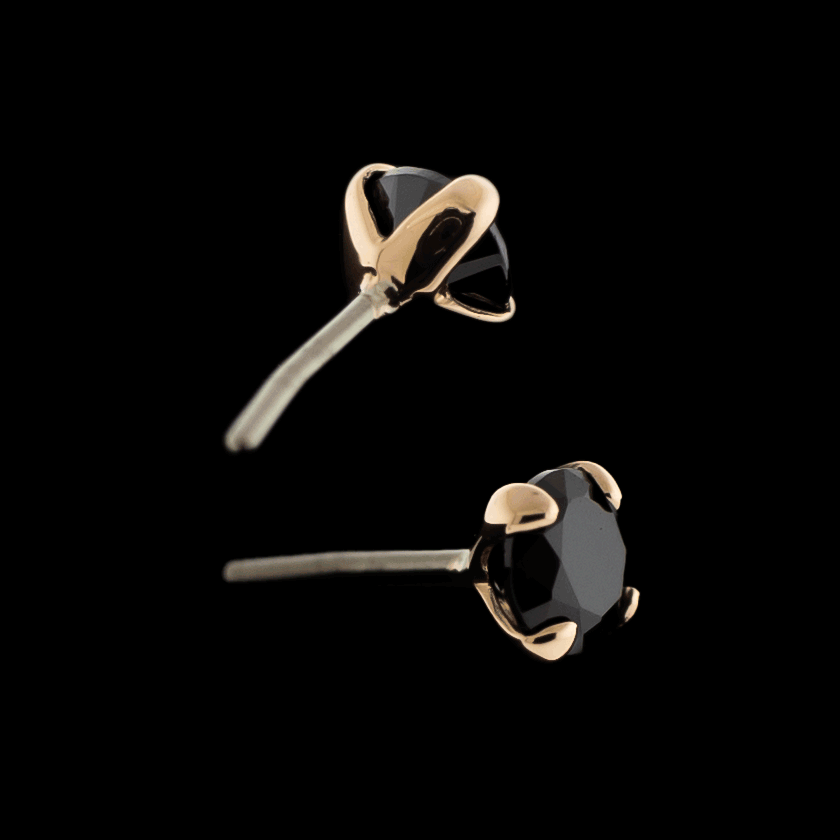 Valeri - 14KT Gold Threadless End | Threadless End | Wiccan Center
