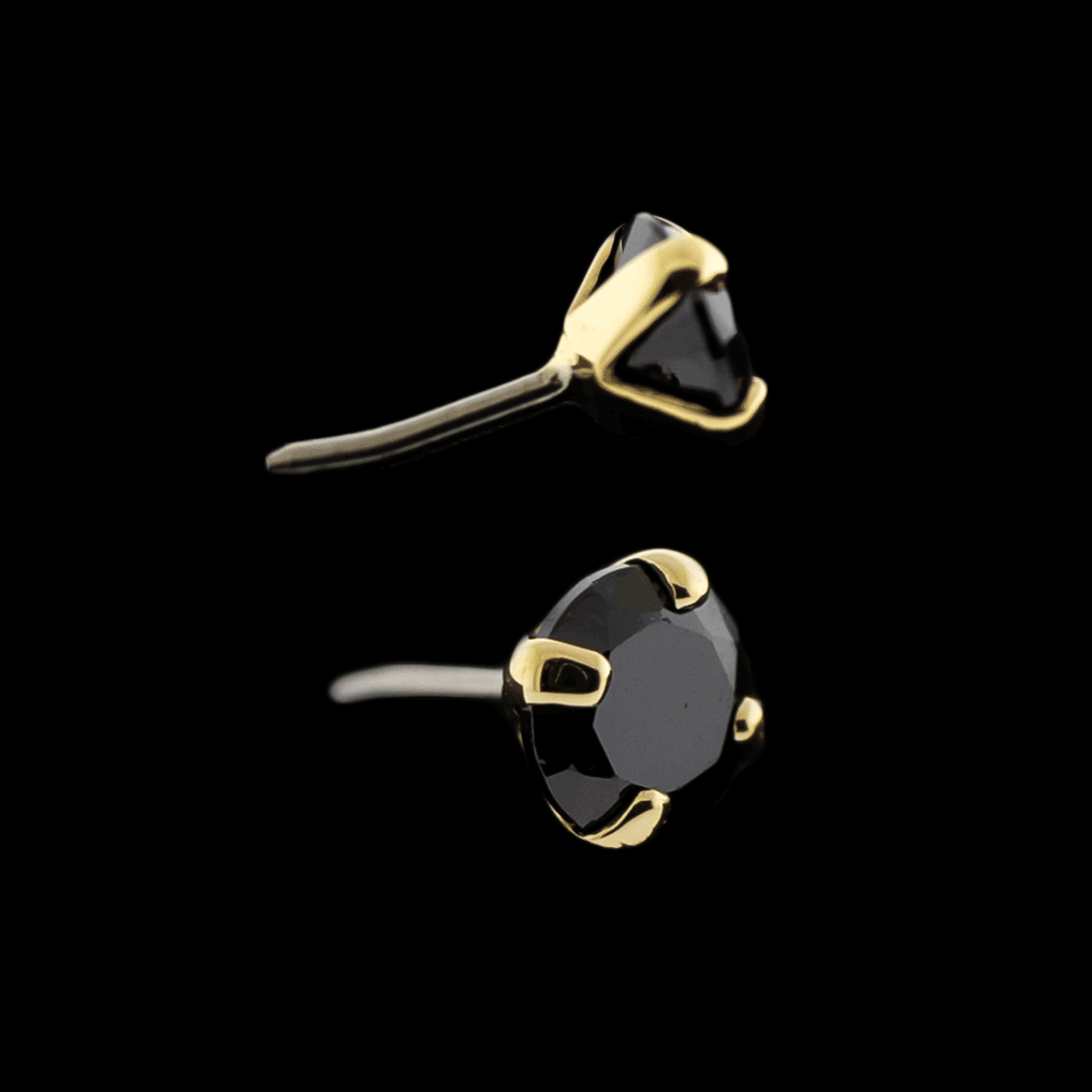Valeri - 14KT Gold Threadless End | Threadless End | Wiccan Center