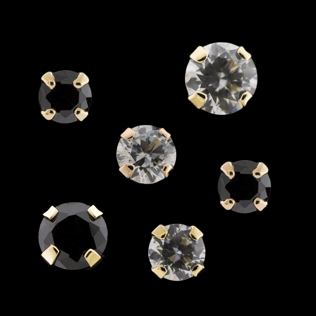Valeri - 14KT Gold Threadless End | Threadless End | Wiccan Center
