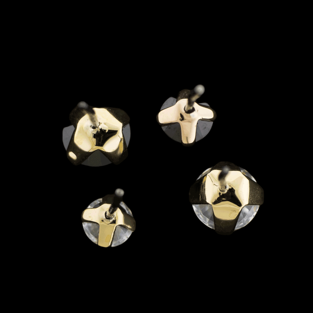 Valeri - 14KT Gold Threadless End | Threadless End | Wiccan Center