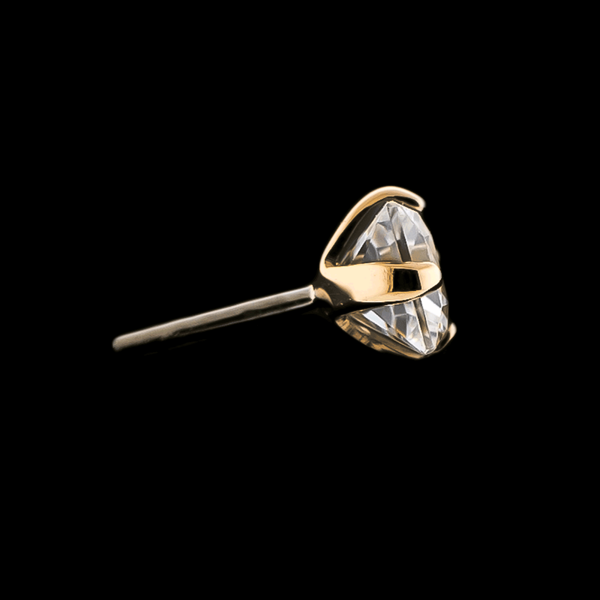 Zenzi - 14KT Gold Threadless End | Threadless End | Wiccan Center