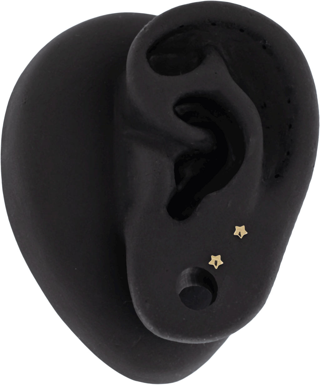 Desi - 14KT Gold Threadless End | Threadless End | Wiccan Center