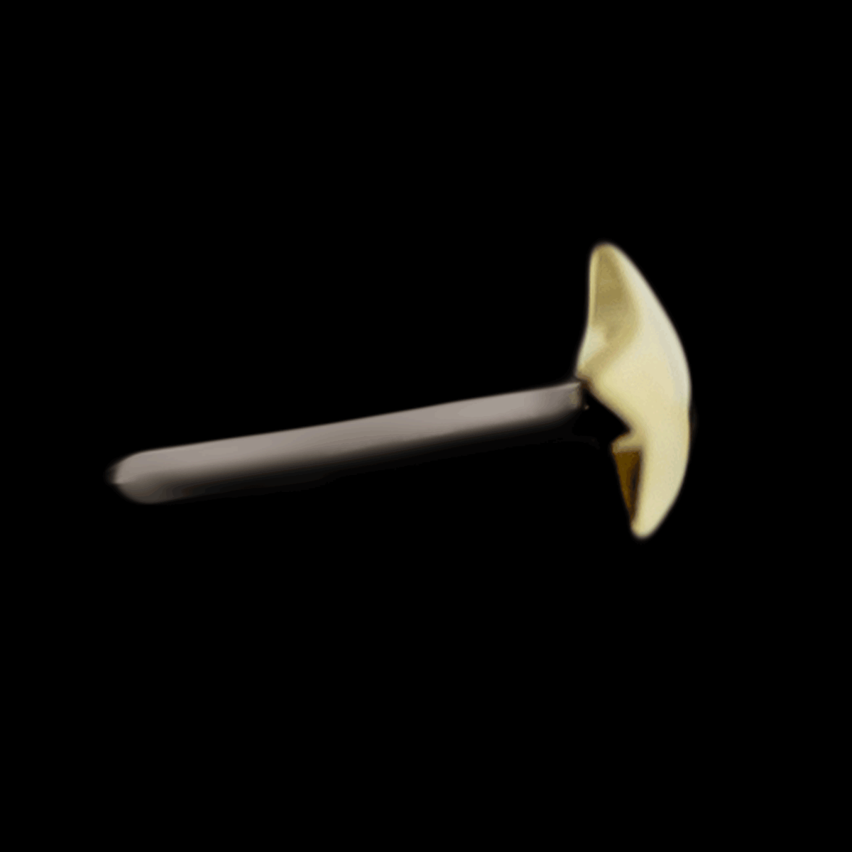 Desi - 14KT Gold Threadless End | Threadless End | Wiccan Center