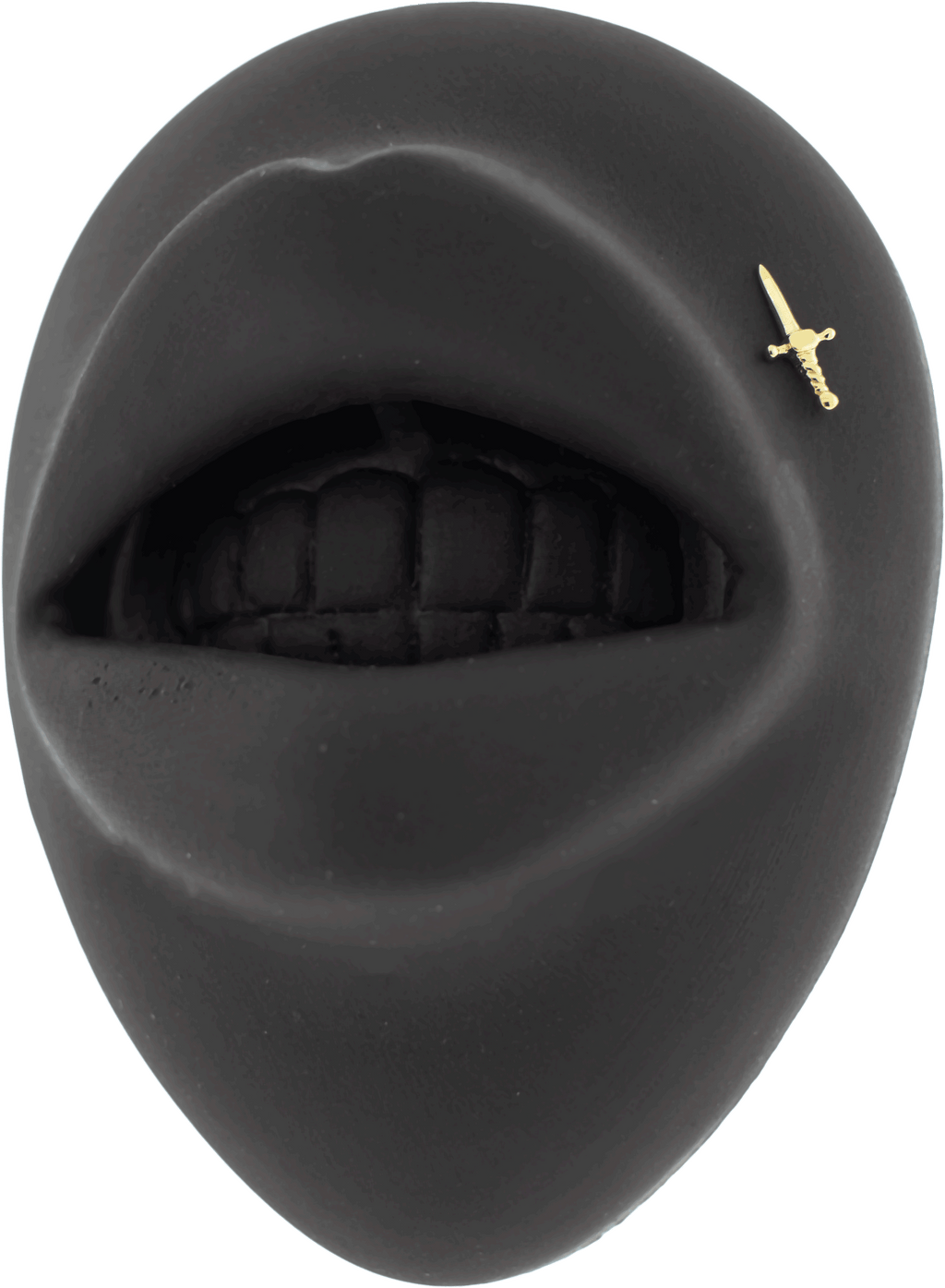Siren's Fang - 14KT Gold Threadless End | Threadless End | Wiccan Center