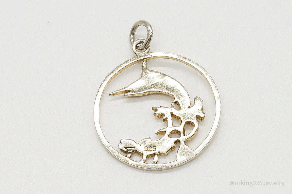 Vintage Large SwordFish Fisherman Sterling Silver Pendant | Jewelry > Necklaces > Pendants | Wiccan Center