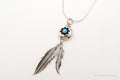 Vintage Native American Turquoise Sterling Silver Necklace | Jewelry > Necklaces > Pendants | Wiccan Center