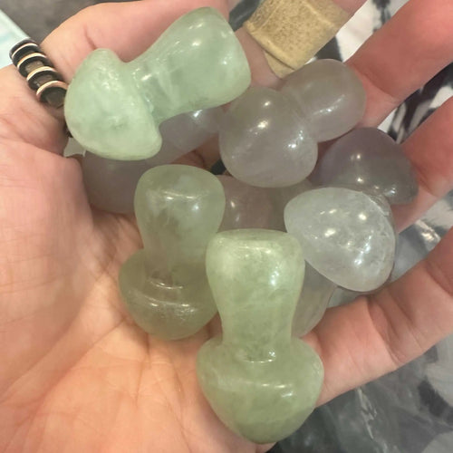 1.5" Fluorite Mushroom | Tumbled Stones | Wiccan Center