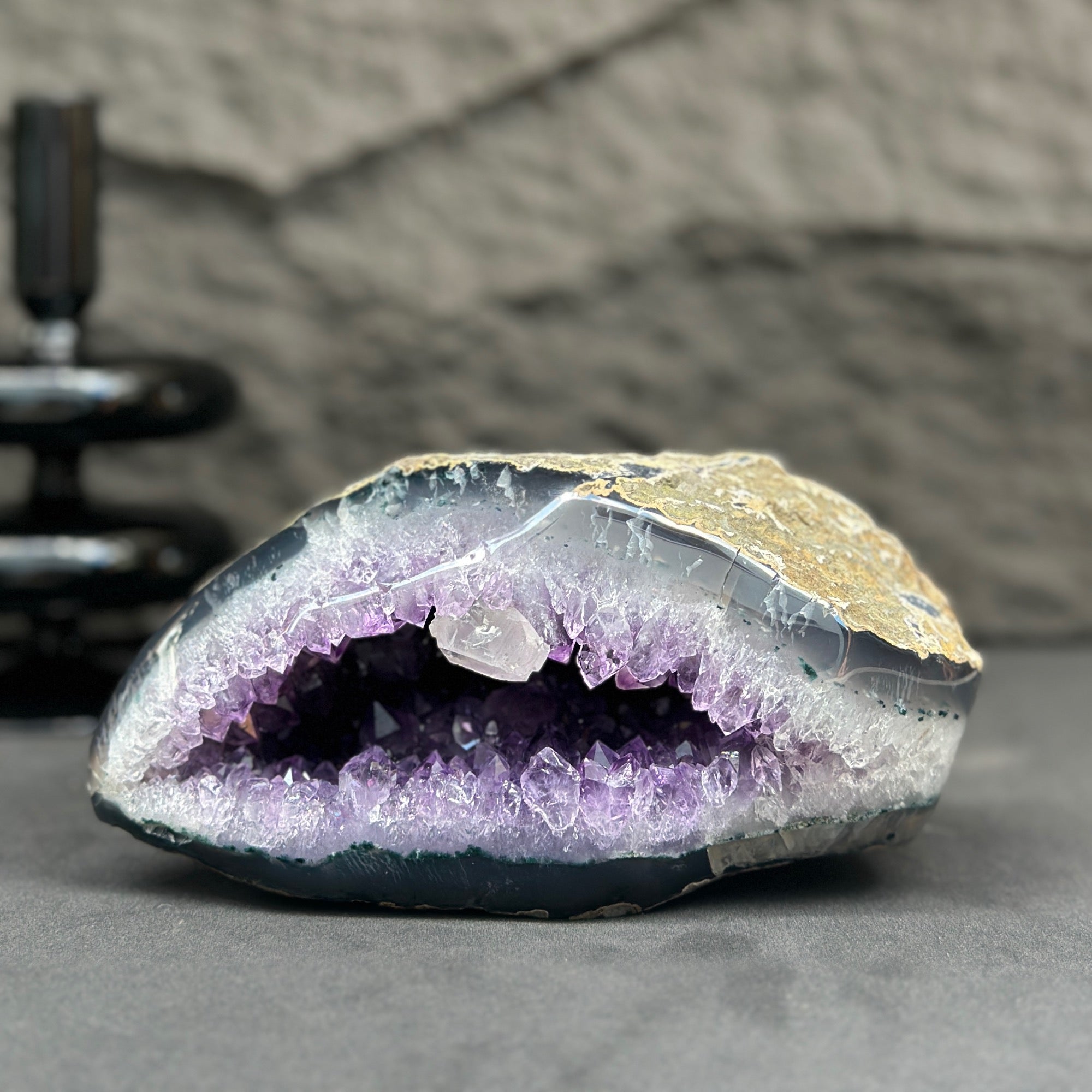 Uruguayan Amethyst & Agate Crystal Geode | Amethyst Geodes | Wiccan Center