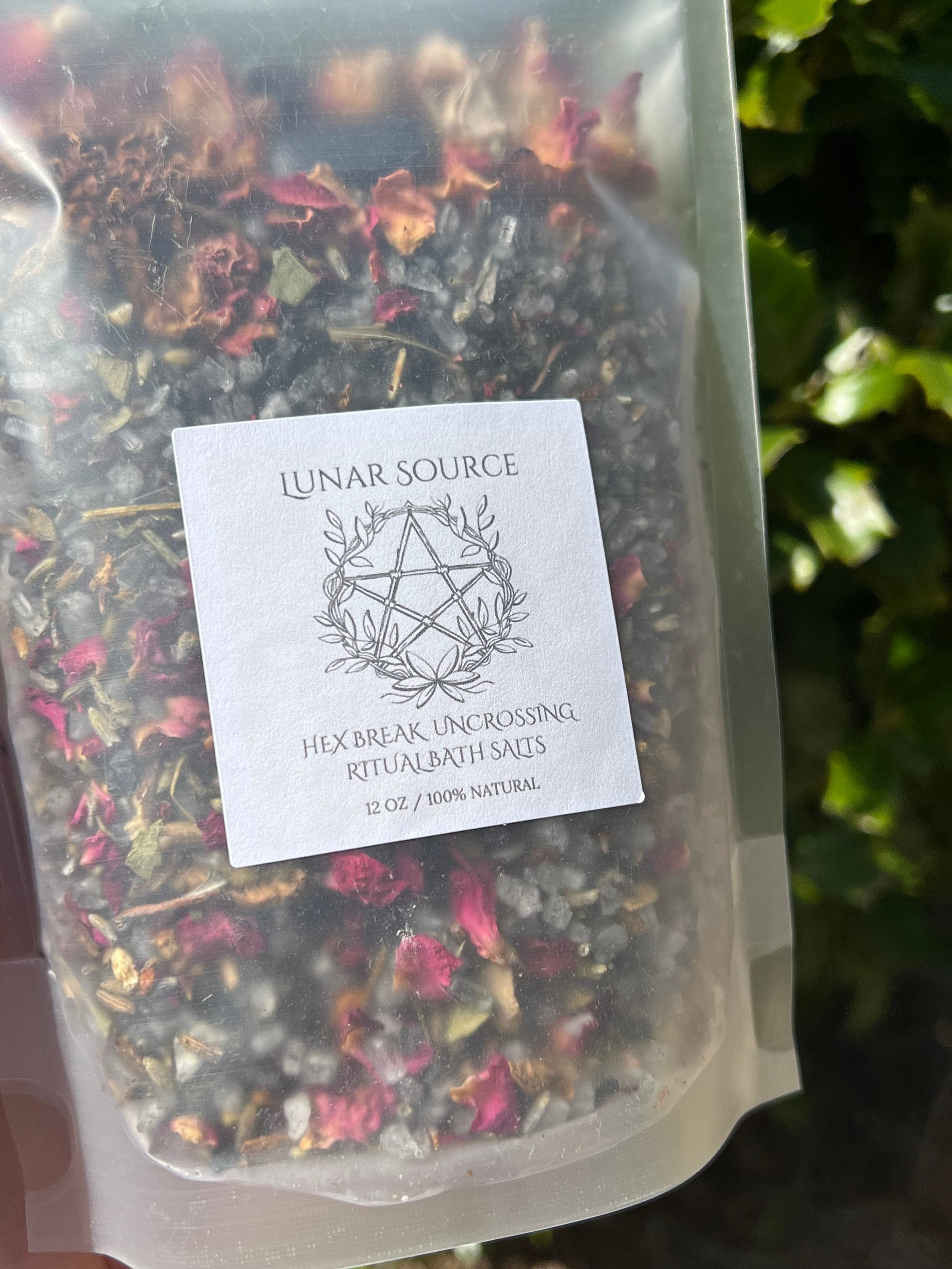 Hex Remover Curse Break Uncrossing Ritual Bath Salts Soak Spiritual Fiery Wall of Protection Cord Cutting Witchcraft Banishing Jinx Reversal | | Wiccan Center