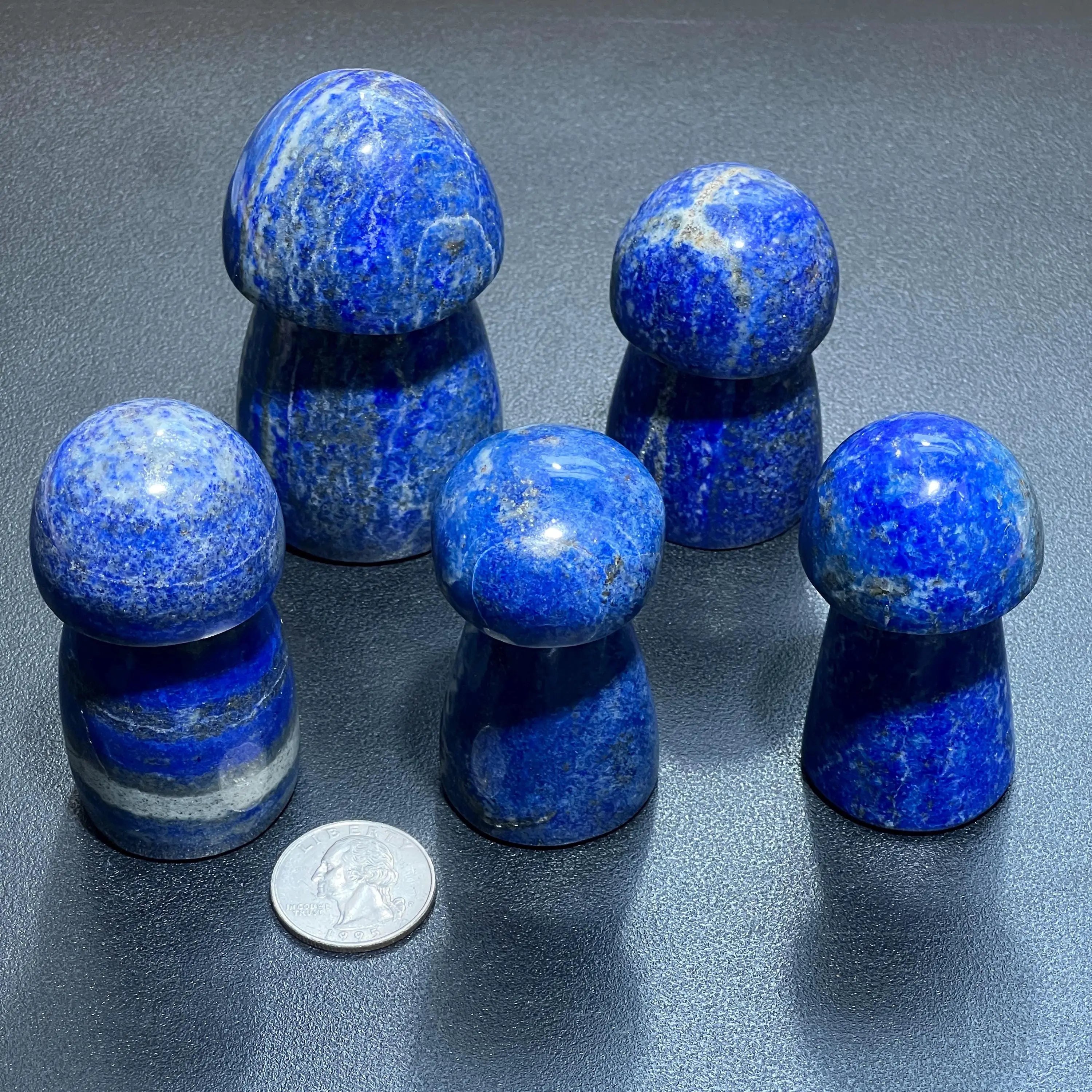 Blue Lapis Lazuli Mushroom Carving Wholesale | Home & Living > Home Decor > Home Accents > Rocks & Geodes | Wiccan Center
