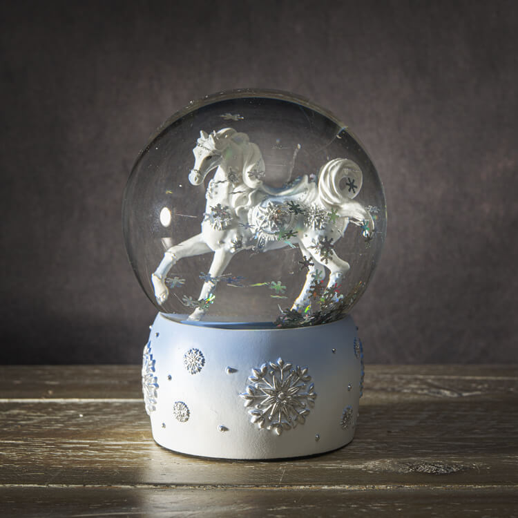 Trail of Painted Ponies - Snow Crystal Water Globe | Trail of Painted Ponies | Wiccan Center
