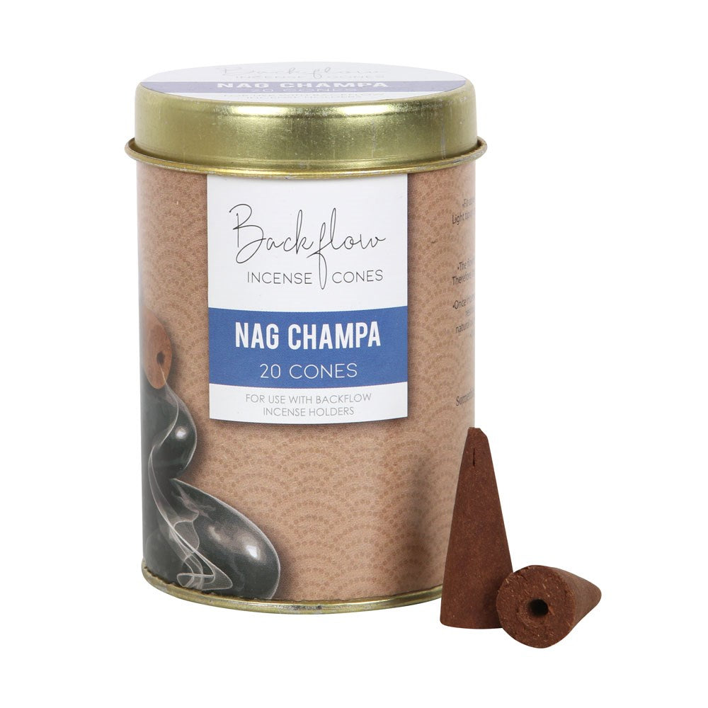 Nag Champa Jumbo Backflow Incense Cones | Candle Holders | Wiccan Center