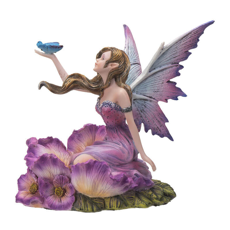 Blessing Fairy with Butterfly Figurine