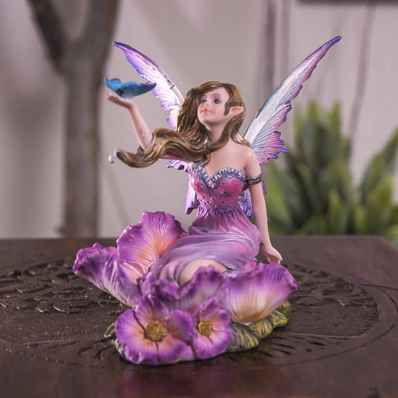 Blessing Fairy with Butterfly Figurine
