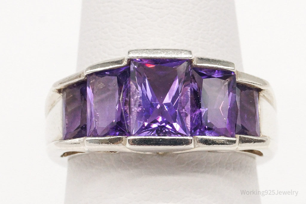 Vintage Amethyst Sterling Silver Ring - Size 6 | Jewelry > Rings | Wiccan Center