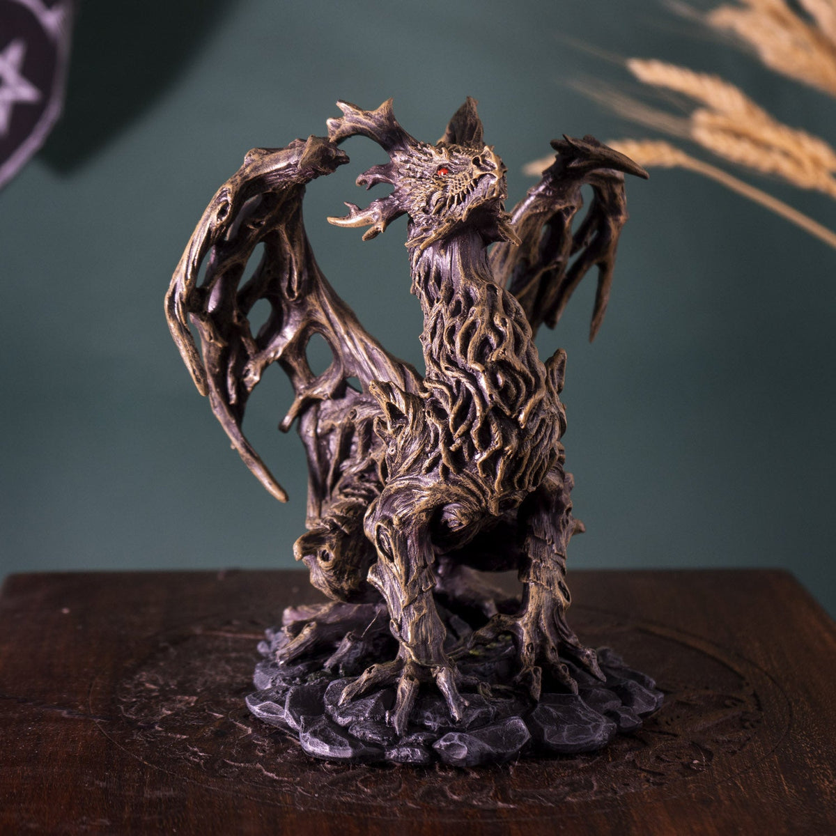 Forest Roots Dragon Figurine