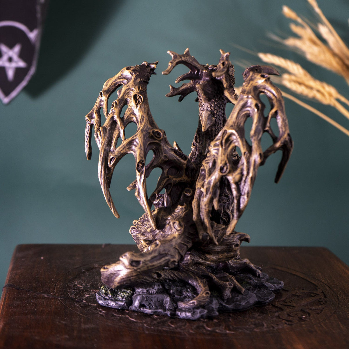 Forest Roots Dragon Figurine