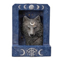 Moon Phase Wolf Backflow Incense Burner