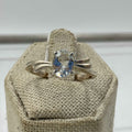 Sterling Silver Ornate Oval Aquamarine Ring- Size 10 - Peace, Courage & Clear Communication | Rings | Wiccan Center