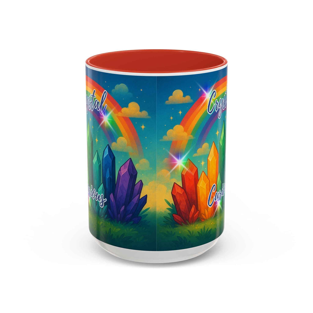 Coffee Mug - Rainbow Crystal Curious | Mug | Wiccan Center