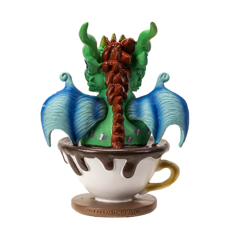 Chai with Bobert the Dragon Figurine