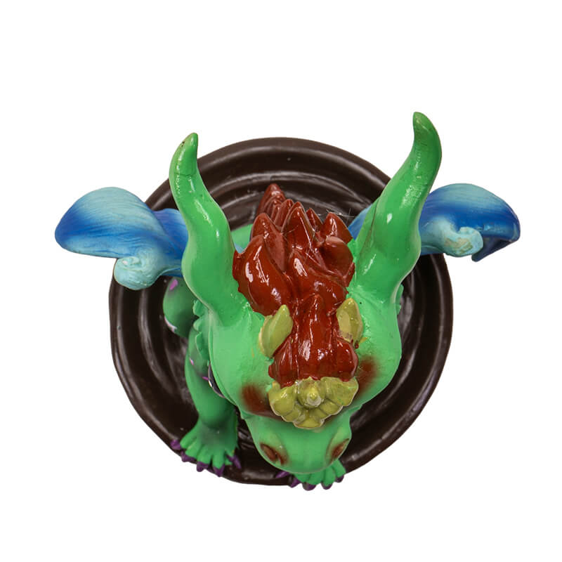 Chai with Bobert the Dragon Figurine