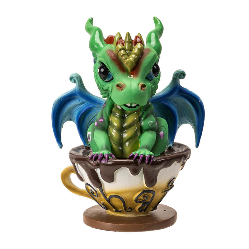 Chai with Bobert the Dragon Figurine