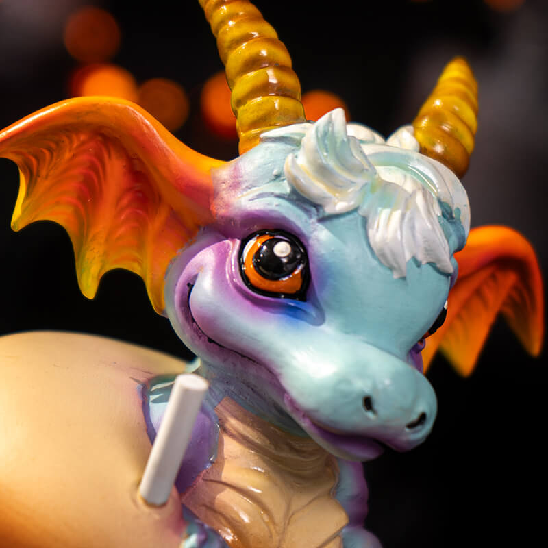 Boba Tea with George the Dragon Figurine