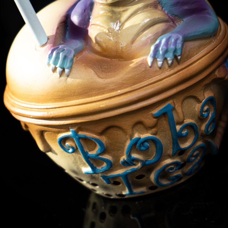 Boba Tea with George the Dragon Figurine