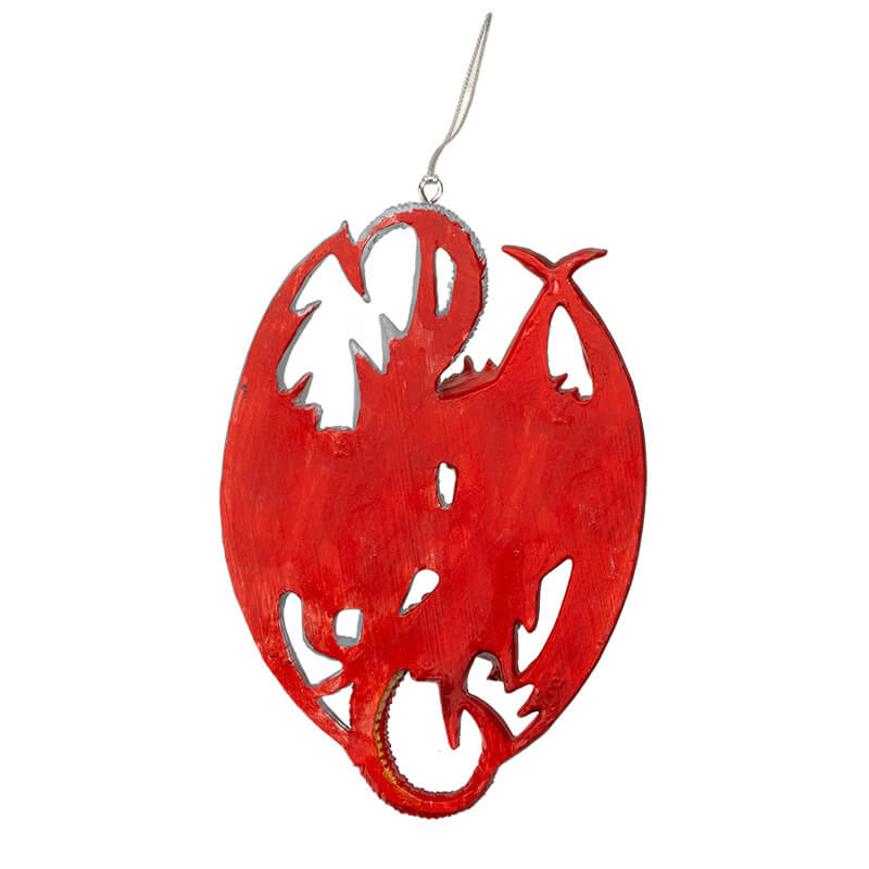 Fire & Ice Dragon Ornament