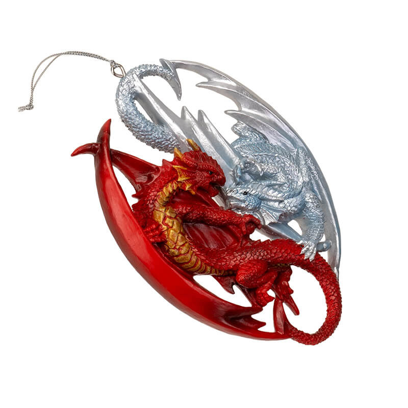 Fire & Ice Dragon Ornament