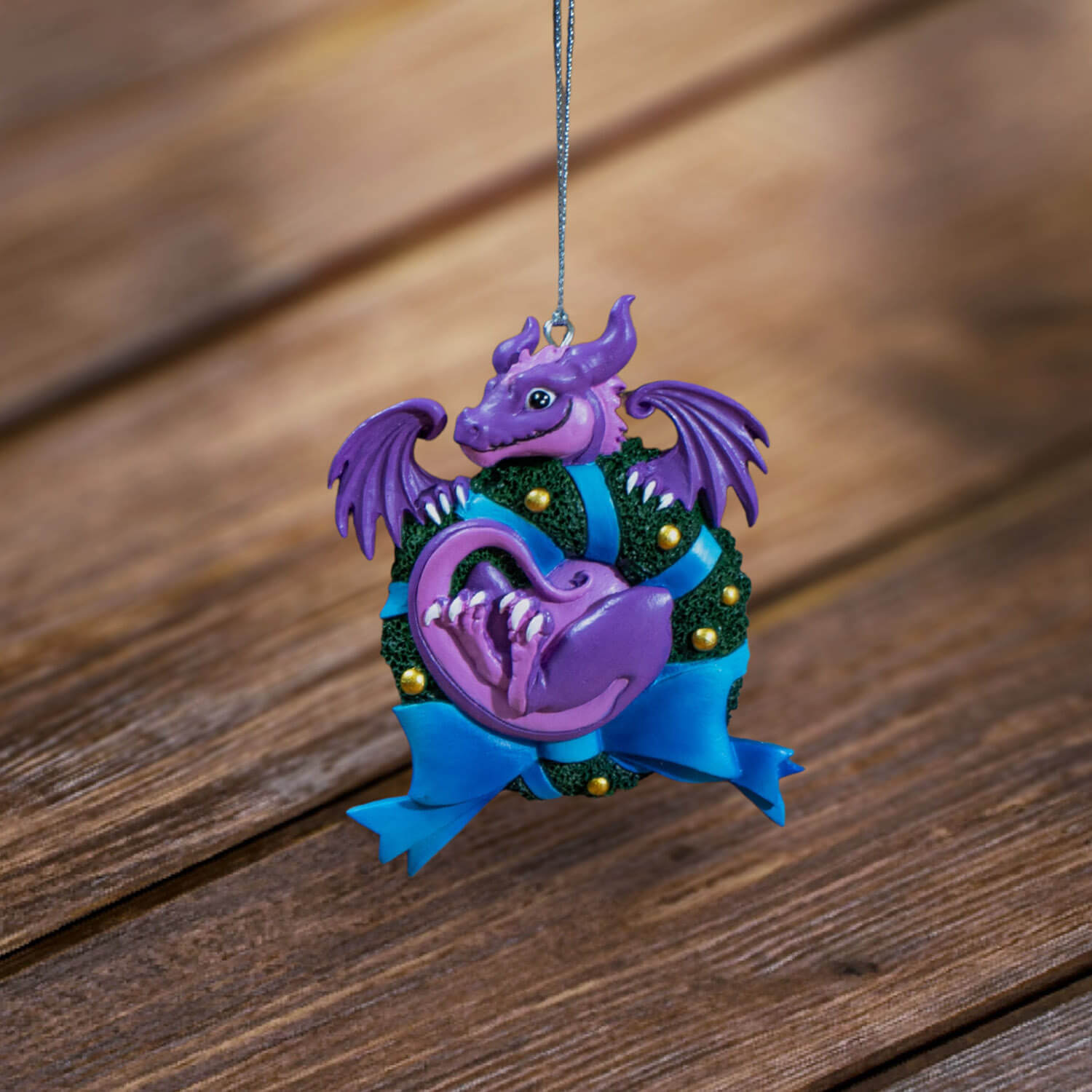 Cute Dragon Wreath Ornament
