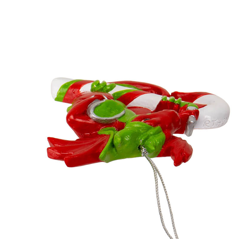 Candy Cane Dragon Ornament