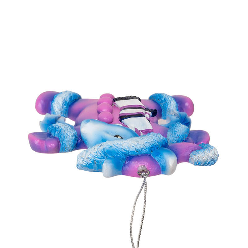 Snow Suit Dragon Ornament