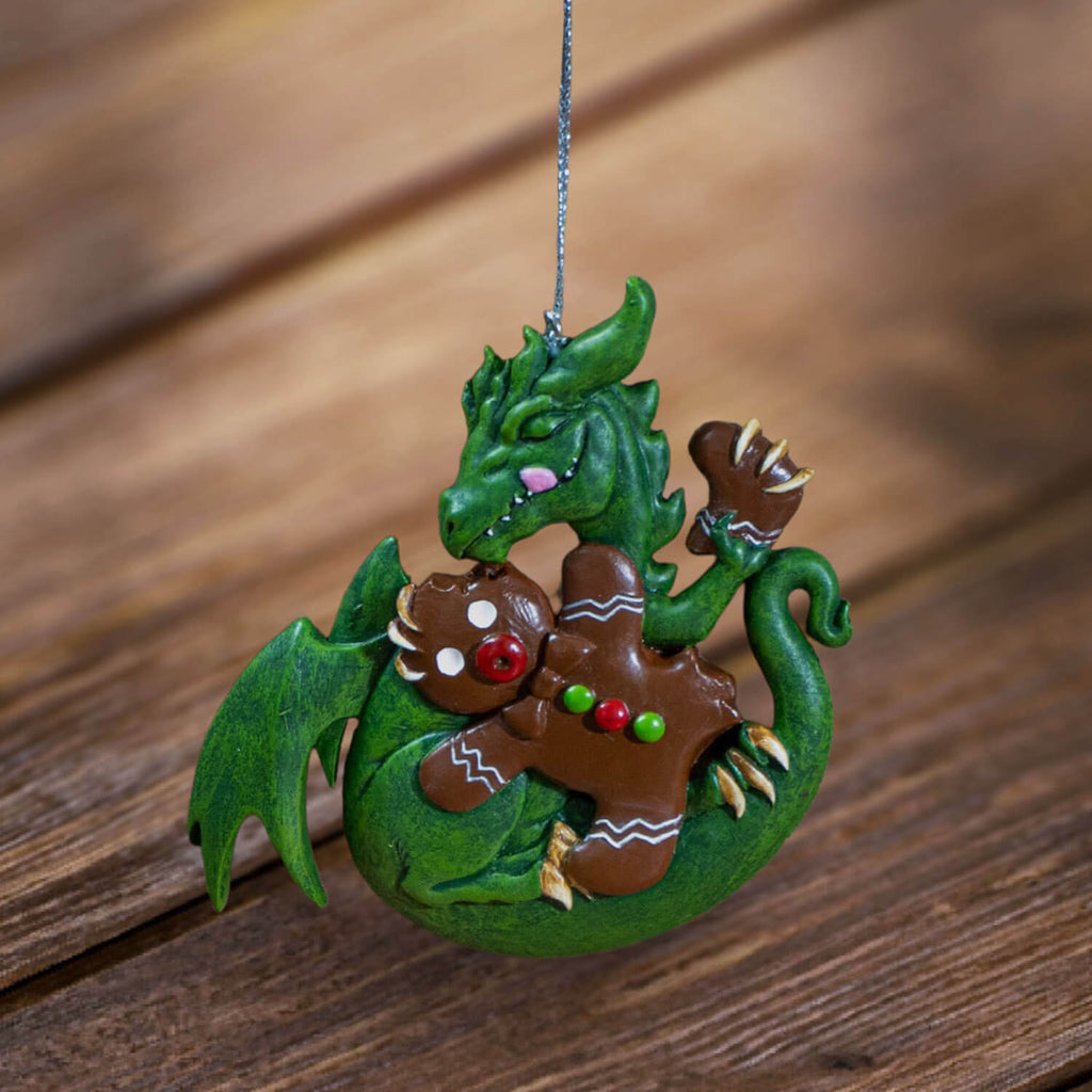 Gingerbread Dragon Ornament