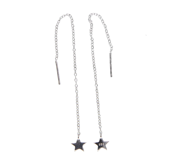 Star Threader Earrings